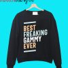 Womens Best Freaking Gammy Ever Awesome Mothers Day Crewneck Sweatshirt