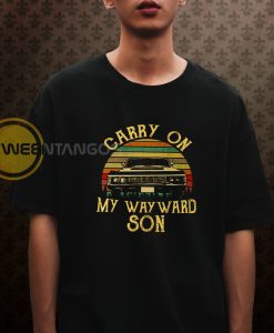 Carry On Wayward Son Sunset Vintage T-Shirt