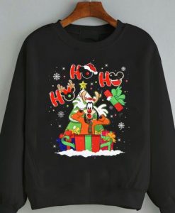 HO HO HO Goofy Christmas Sweatshirt NF