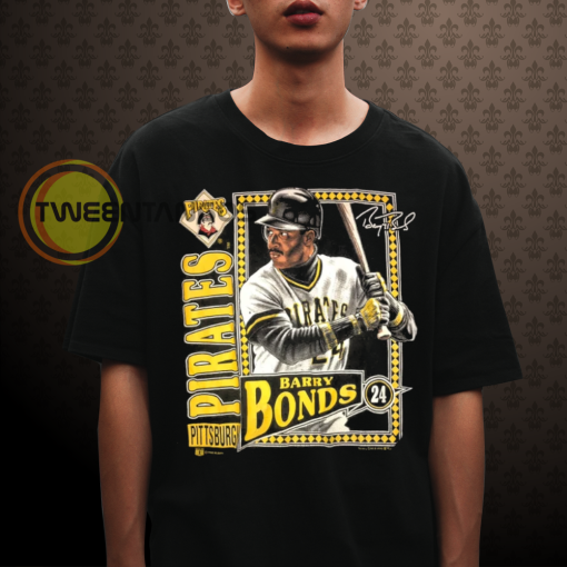 Rare Vintage Barry Bonds Pittsburgh Pirates t-shirt NF