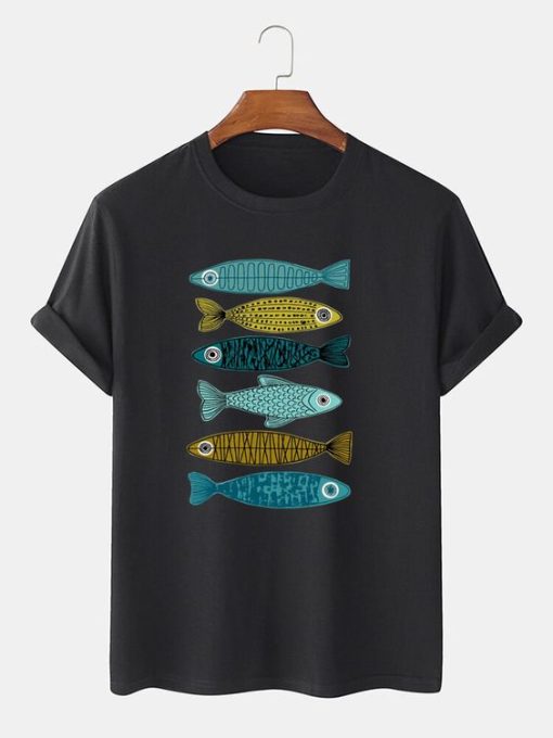 Opposite Fishes T-SHIRT THD