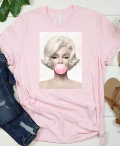 Marilyn Monroe Bubble Gum Shirt