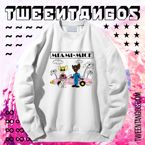 80s VTG MIAMI MICE VICE Parody Sweatshirt TPKJ1