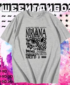 Live Nirvana Concert Chronology T-Shirt TPKJ3